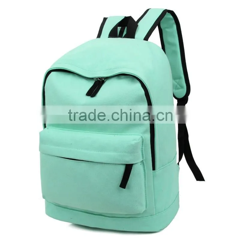 Fashion shoulder travel bag canvas hiking rucksack tactical school backpack