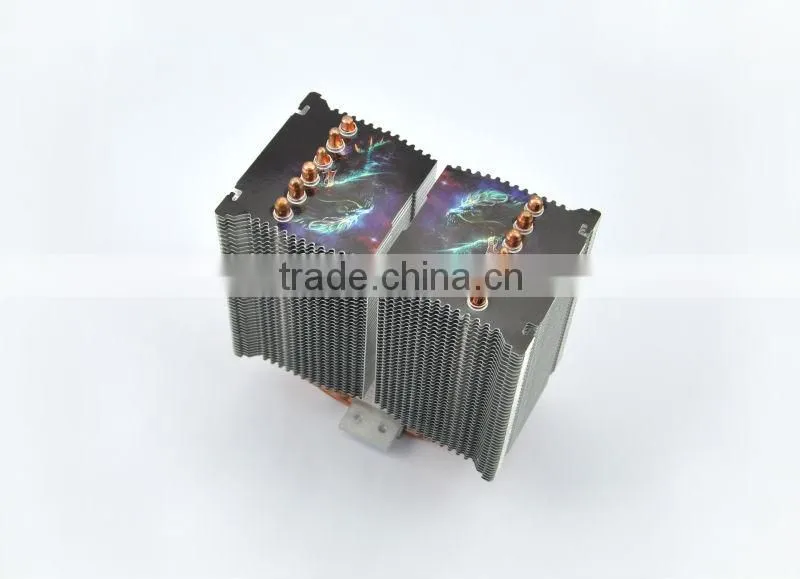 cpu cooler for Intel LGA 115X and AMD series with heat pipe
