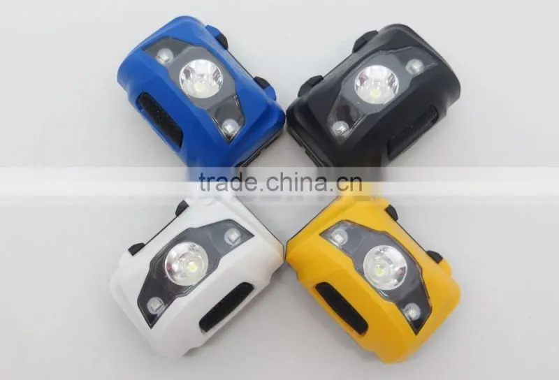 AAA Battery Car Headlamp LED Portable Blue Headlight