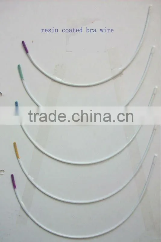 2mmx1mm resin coated bra cup wire