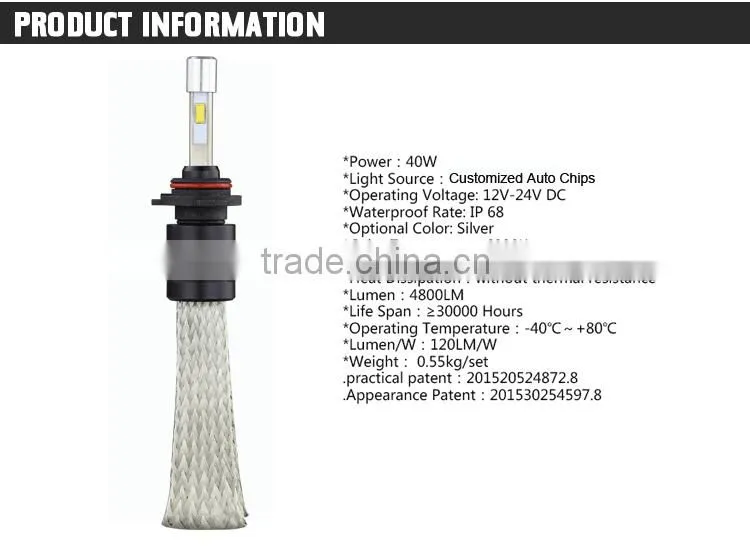 9005 9006 LEDS Automotive Replacement Headlights Bulbs For Cars
