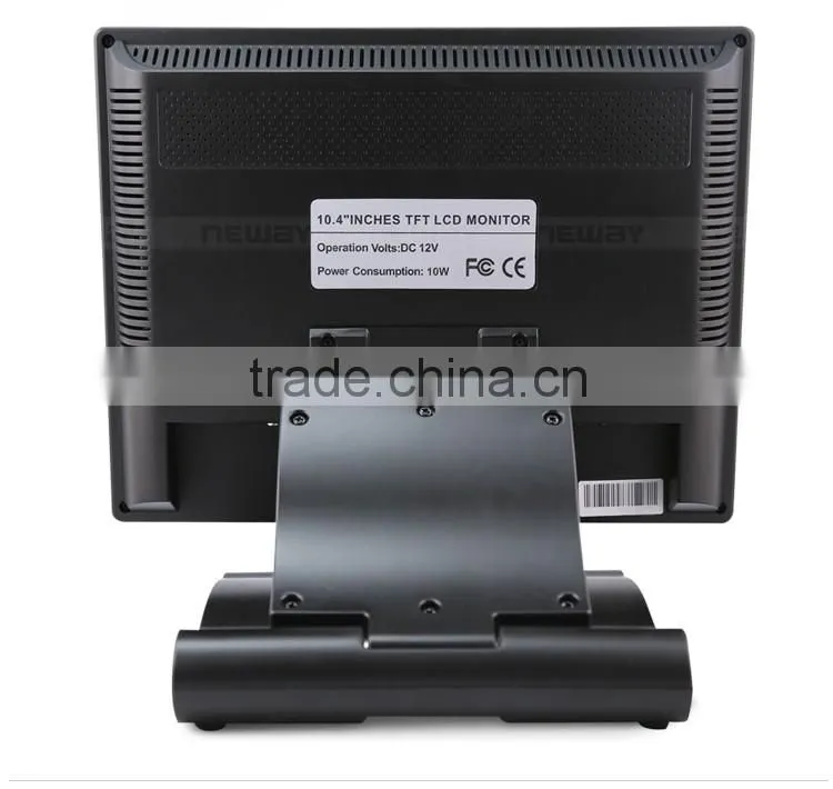 10.4" DC 12V LED backlight 800*600 resolution TFT lcd resistive touch display
