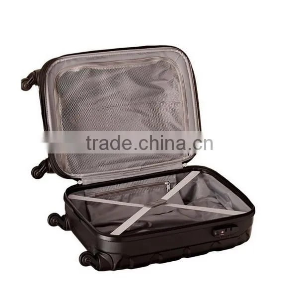 High quality Black Travel Rolling Bag Nylon Luggage Bag