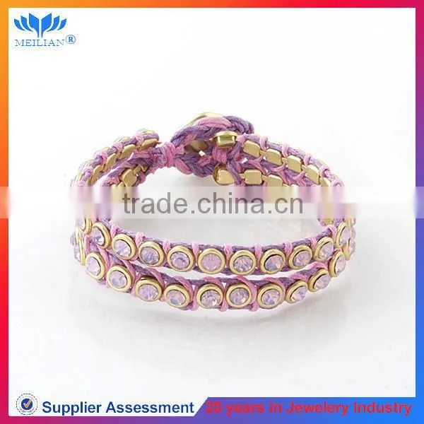 NEW STYLE FASHION BRAIDED ROPE Charm Bracelet