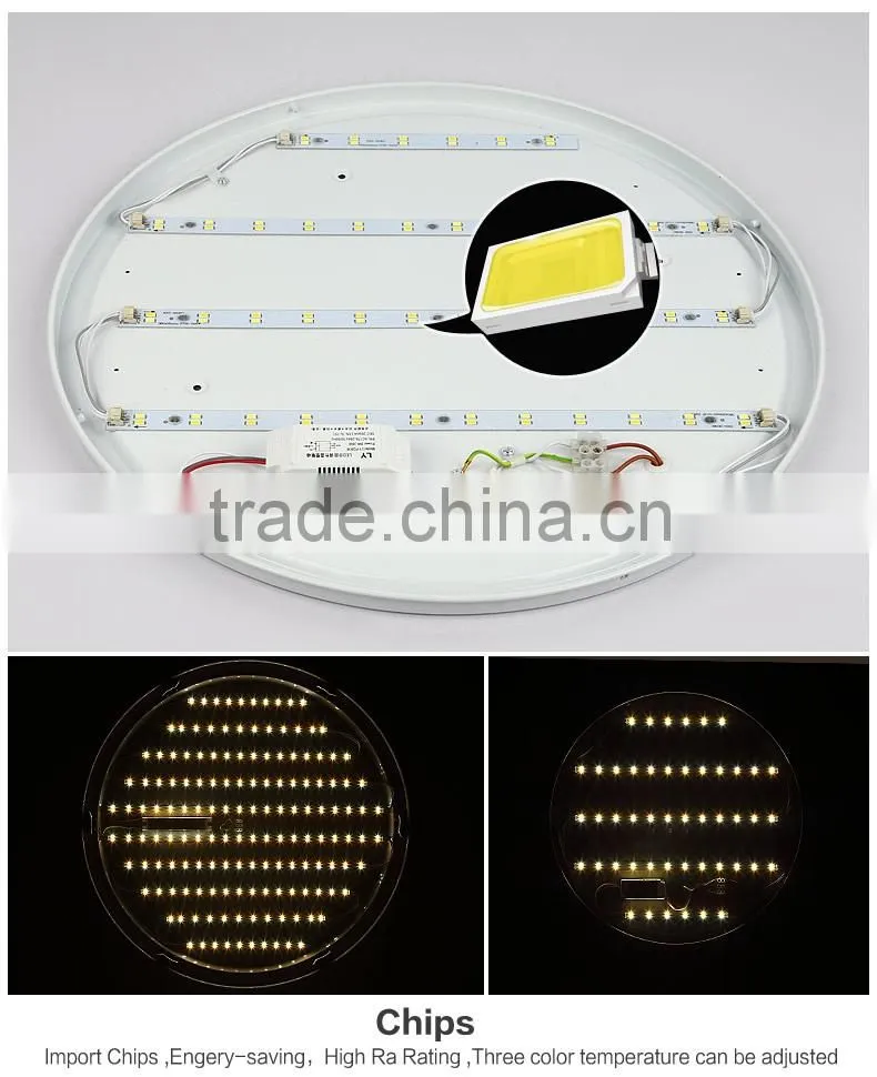 2016 hot sales modern round ceiling light big for living room small for bedroom