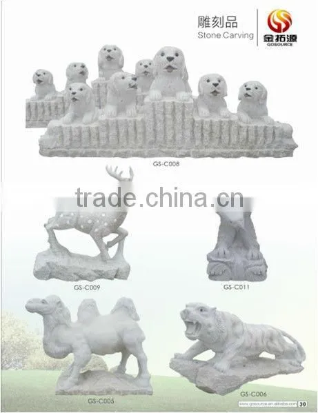 stone garden dogs