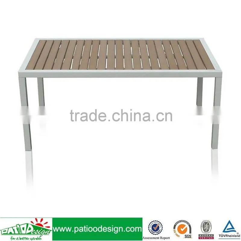 Indoor Outdoor Aluminum Frame modern coffee table Table