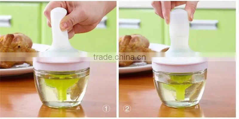 J203 High temperature resistant silicone oil brush for cooking