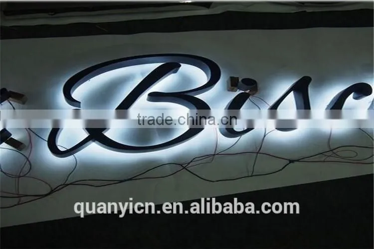 Eye catching sign backlit letters signs