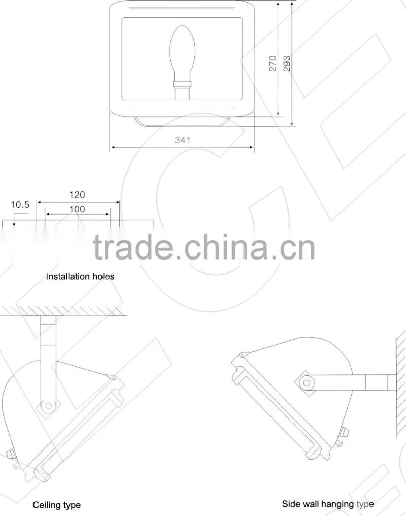 Anti dazzle road lamp RGS672 70/100/150W