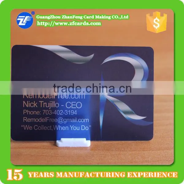 Hot Sale Clear Transparent Plastic Business Card