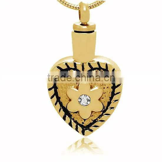 Most Wanted Stylish Stainless Steel Lover Pendant Gold Plated Lovely Valentine's Day Gift Eegant Unisex Necklace