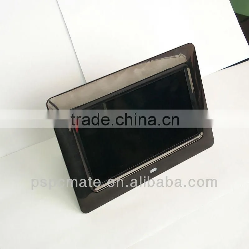 2013 cheapest 7 inch digital photo frame with clock