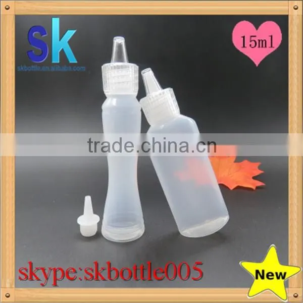 Best selling 2oz clear pet plastic bottles with twist cap