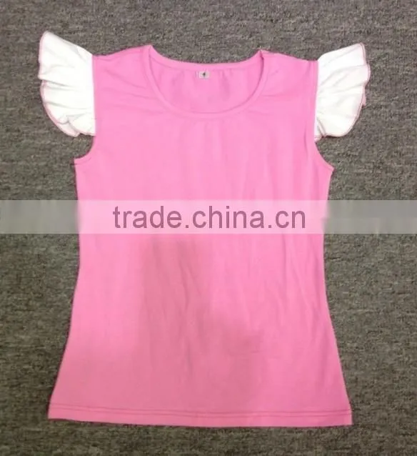 2015 breathable & comfortable printing cheap melon kids sleeveless t shirt