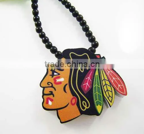 wooden jewelry, hip hop wooden necklaces