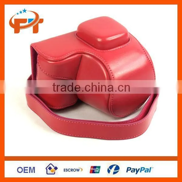New Fashion Pu Leather camera bag for NEX5R NEX5T 16-50mm lens