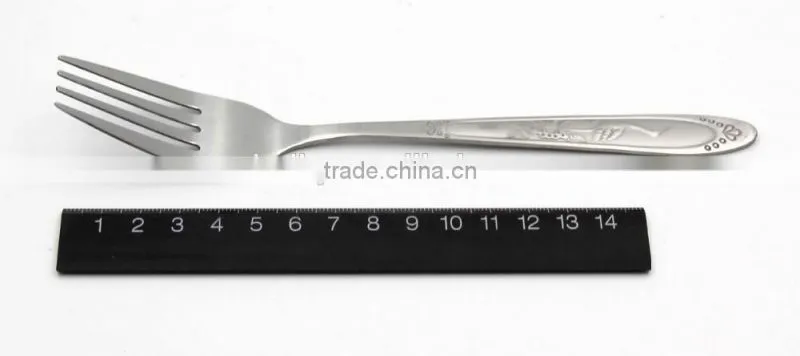 Promotional swan shaped stainless steel french tableware for fork