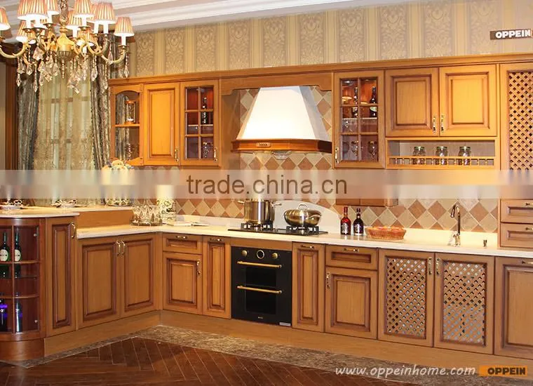 High Quality Country style Solid Wooden Kitchen Cabinet