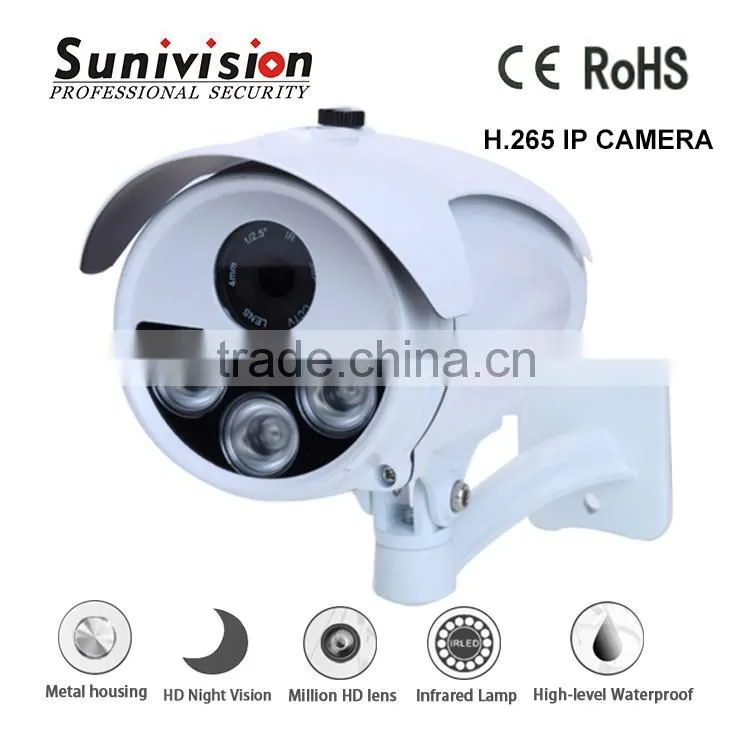 home security camera system 36pcs IR LED 1.0 megapixel 720p poe ip camera