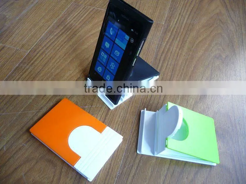 New design Plastic foldable mobile phone holder