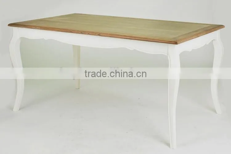 Antique Wooden Double color Rectangular Dining /Party Table(DT-1036)