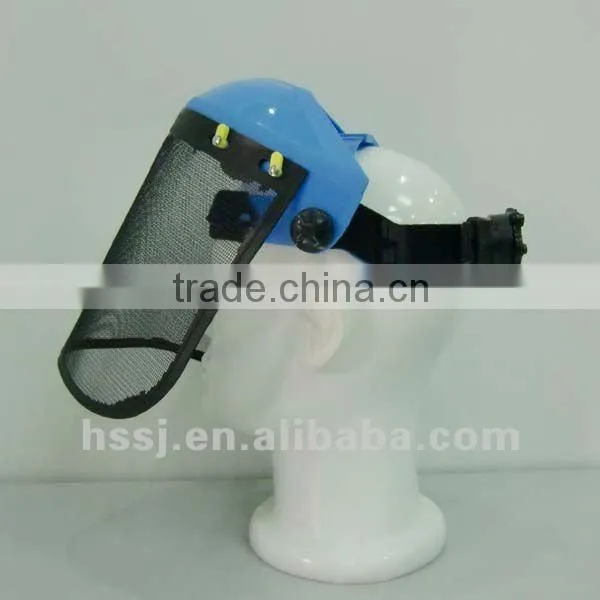 2016 CE standard wire mesh helmet safety full face shield visor,plastic face shield CE face shield visor for helmet