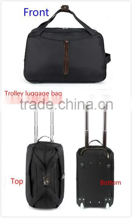 2015 best selling unisex travel trolley luggage bag