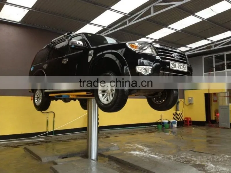 Single post lift equipment, Car washing lift