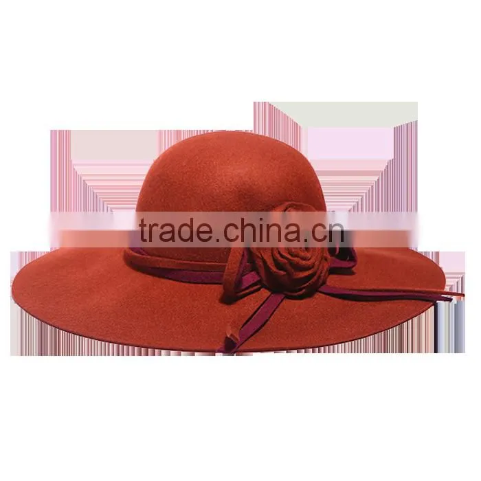 Classical Wool Felt Floppy Hat