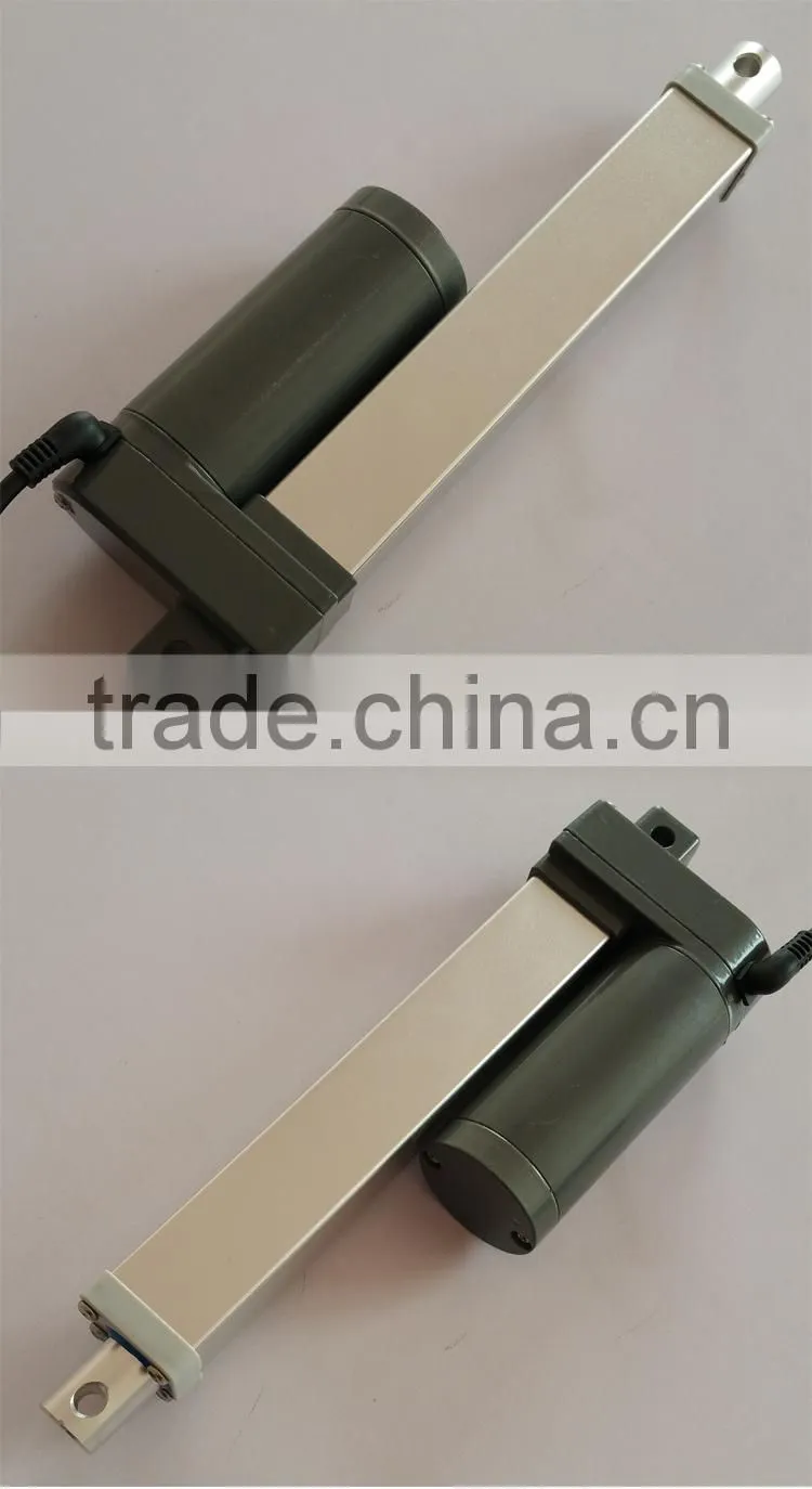 27mm/s 250mm stroke 30KG/66LB lift capacity 12V small linear