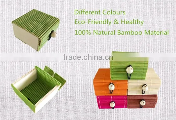 bamboo gift box packaging box for jewelry for sale