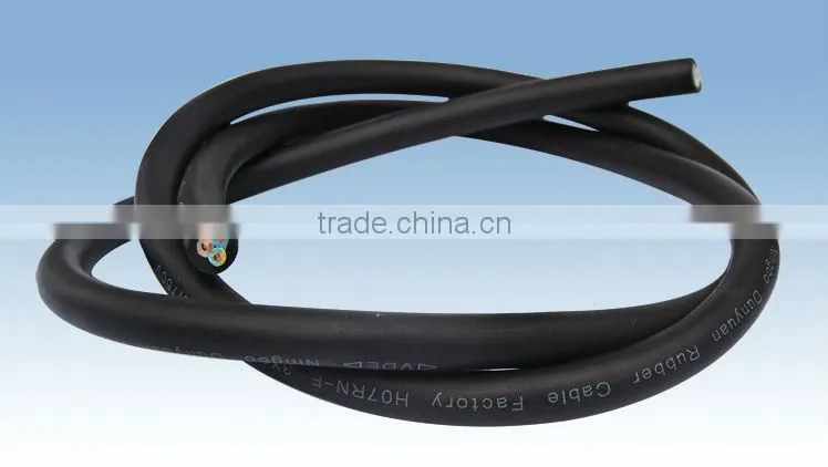 VDE approved 450/750 H07RN-F rubber cable