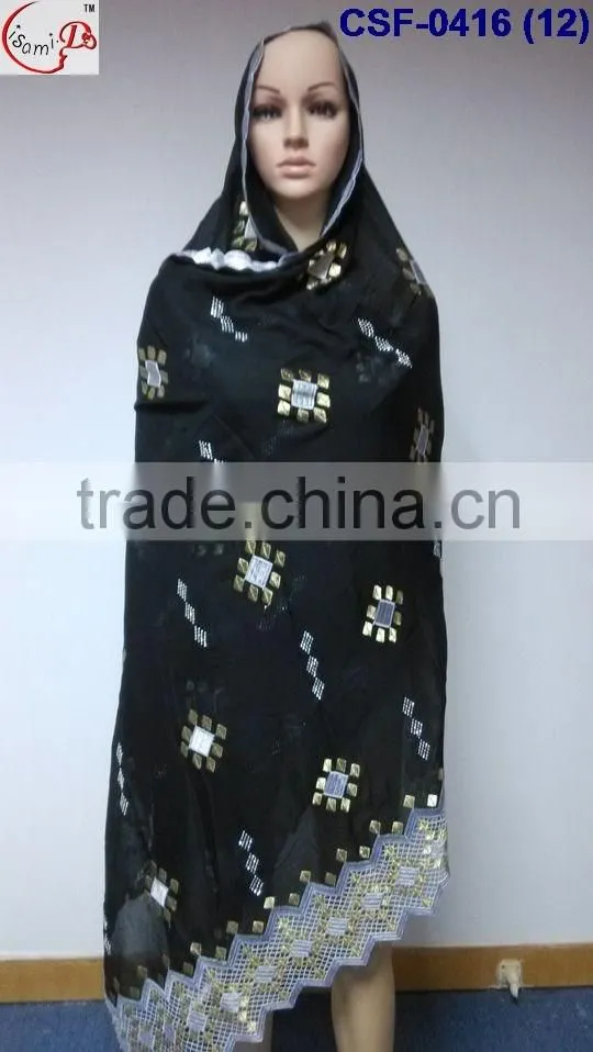 CSF-0416 -1New designs fashion muslim scarf malaysia arab hijab
