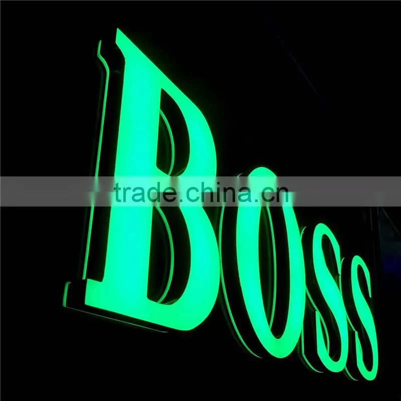 High light 3d mini advertising letter sign