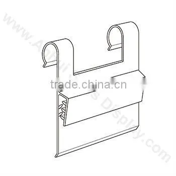 Wire basket sign holder