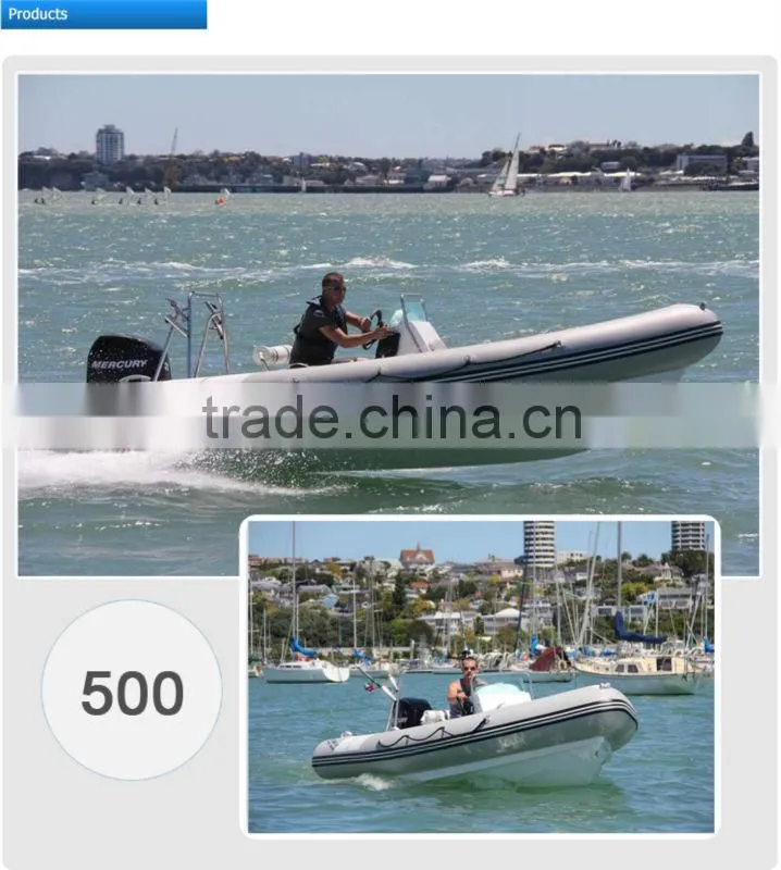 5 meter inflatable fishing boat (500 RIB)