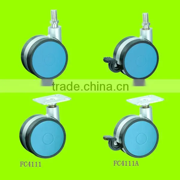 With 8 automatic production lines Ring stem office chair caster wheels /BIFMA(FC5511)