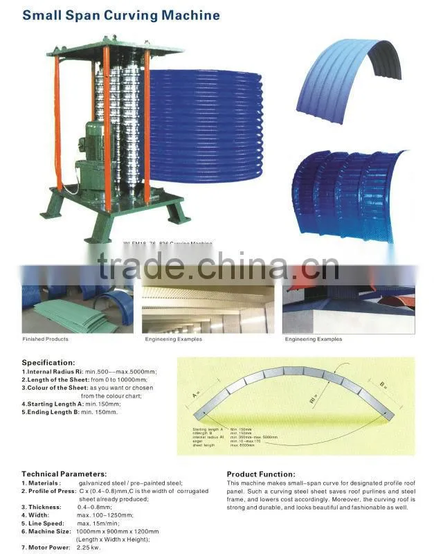 Hydraulic Crimped bending machine/arching machine PLC controler