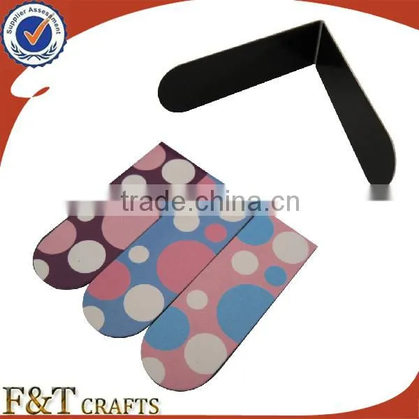 Fashion printing logo fancy bookmark for paper magnet bookmark