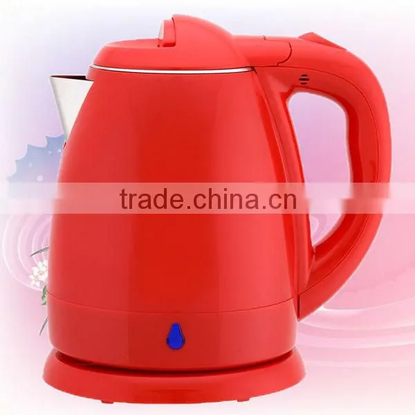 1.2L Zhongshan household/home appliances black color concealed heating element electric whistle kettle