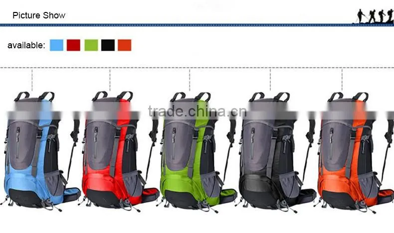Factory supply waterproof hiking backpack hiking camping backpacks