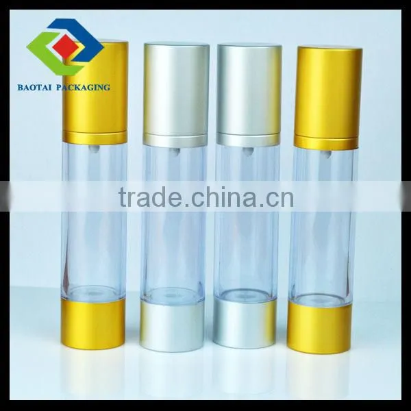 50 ML airless cosmetic bottle with Aluminum AS material for sale