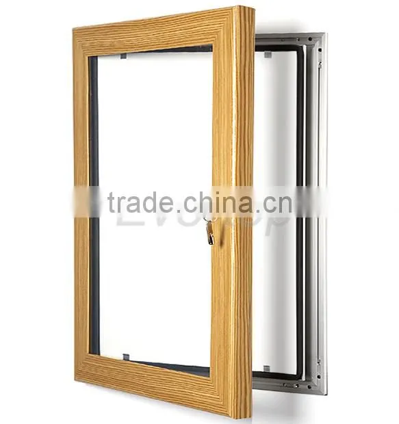 Waterproof aluminium poster Lockable sign frame