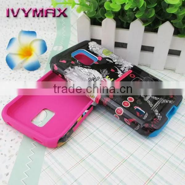 UV oil printing design combo case for samsung s5 active