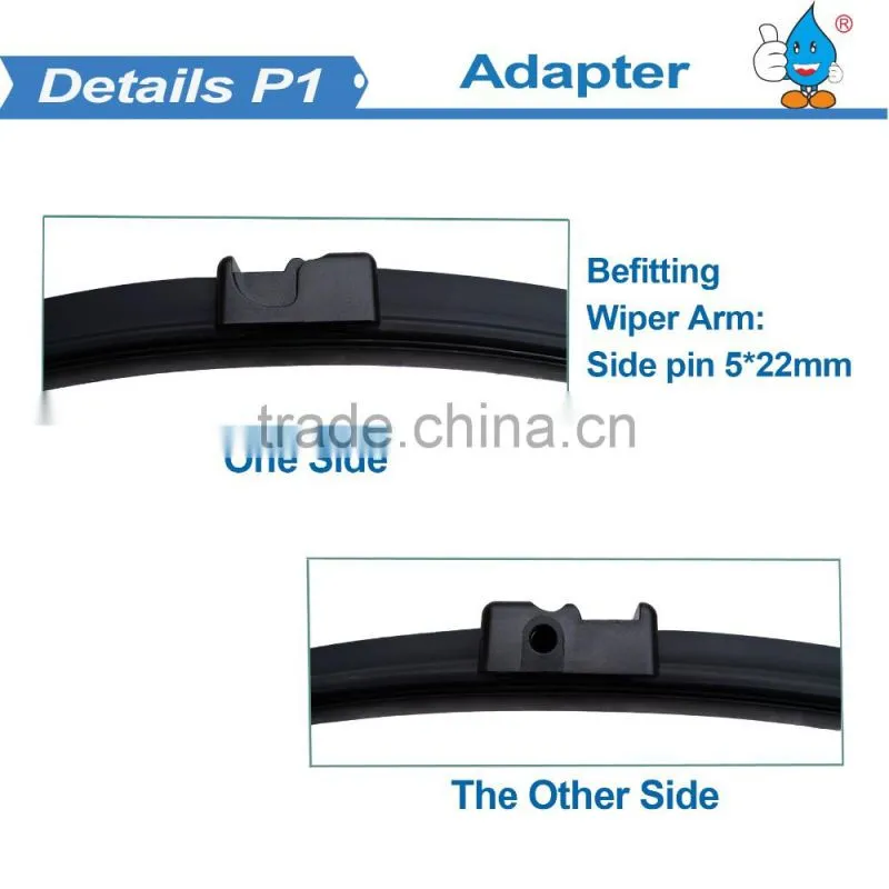 Pair of Front Windshield Wiper Blade S580 for Right-hand Driving Car