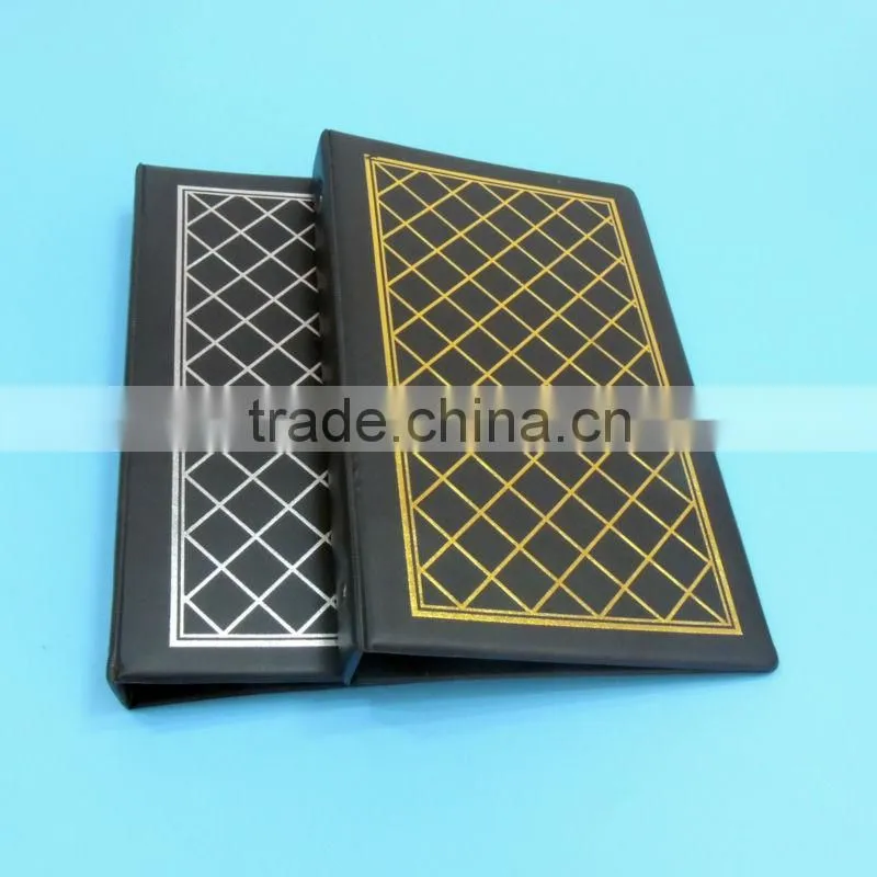 Professional printing top quality plastic folder,faux leather presentation folder, PVC folder
