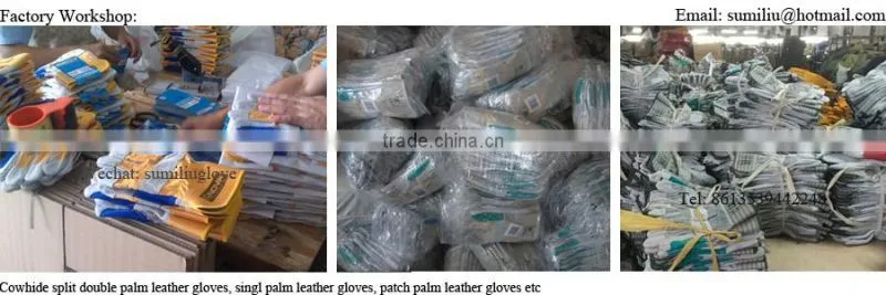 cow grain furniture leather safety glove