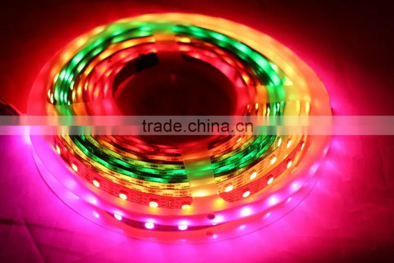 5050 smd led strip APA102, 72LEDs/m DC5V input,White PCB