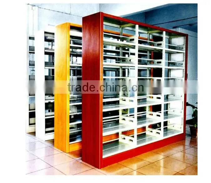 High Quality Steel Library Exhibition Book Shelf